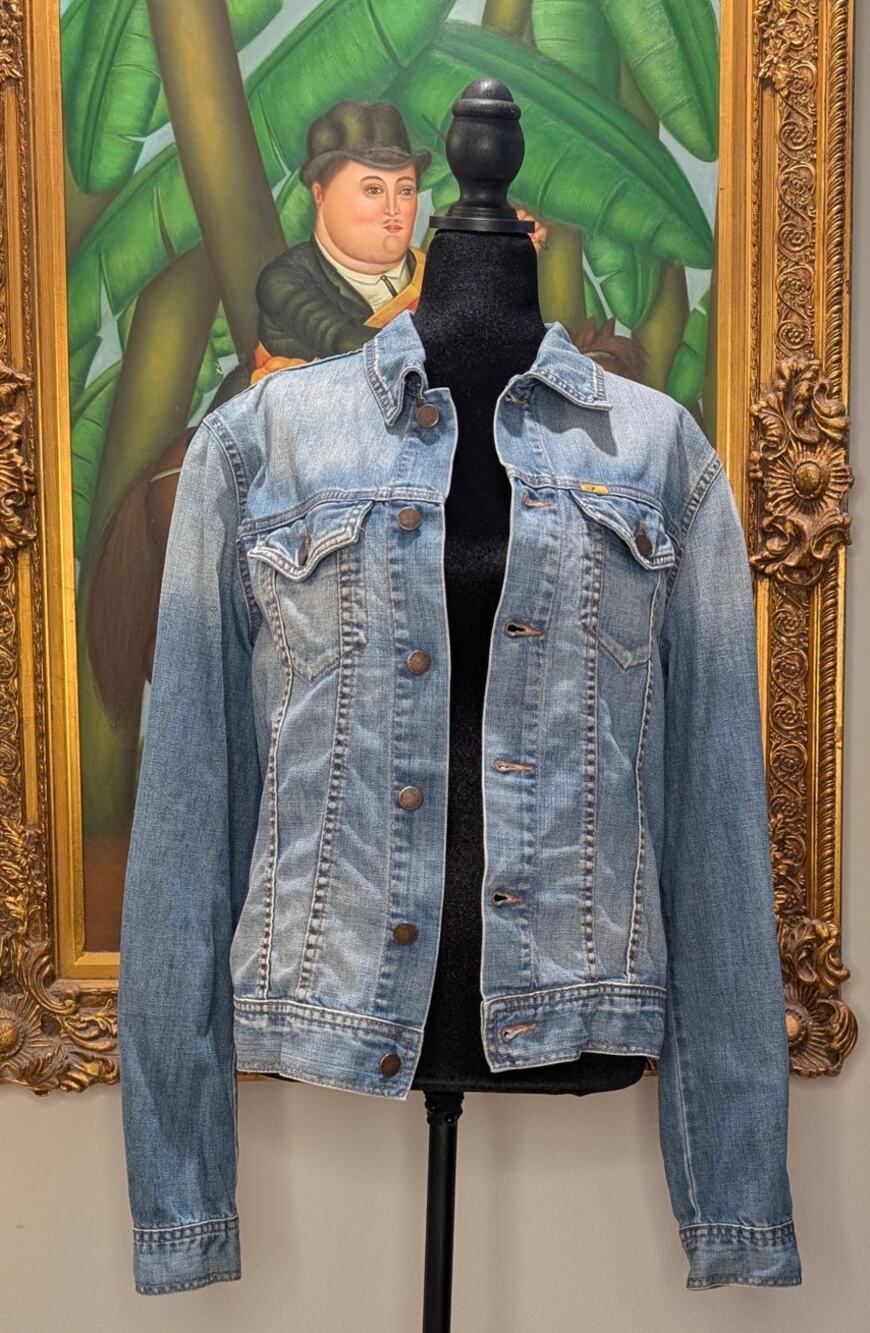 VINTAGE 2001 SXSW Staff Denim Jacket Meltin' Pot MP3 GameSpot Tech Promo Men Med